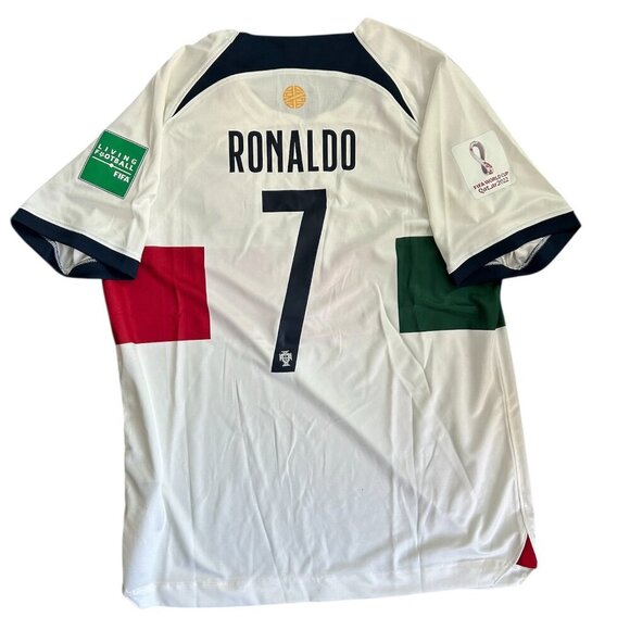 2022/2023 Ronaldo XL Nike World Cup Soccer Jersey PORTUGAL Away Jersey #7 - Picture 2 of 6